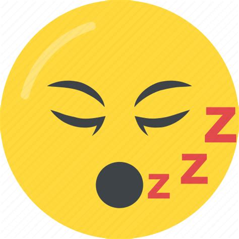 Emoticon Open Mouth Sleeping Face Snoring Zzz Face Icon Download