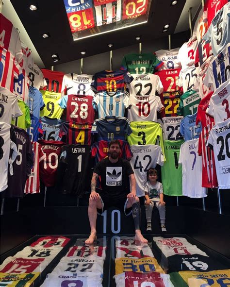 Barcelona Lionel Messi Shows Off His Truly Enormous Collection Of