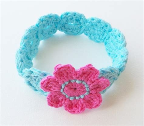 Scalloped Flower Headband Crochet Pattern By Kerry Jayne Designs