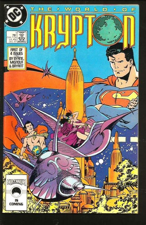 The World Of Krypton 1 Vf Dc Comics 1981 Byrne Mignolia 1st Printing
