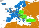 Map of Western Europe | Map of Europe | Europe Map