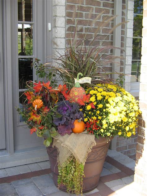 End Of Summer To Fall Container Pots Pin It Like Image Fall