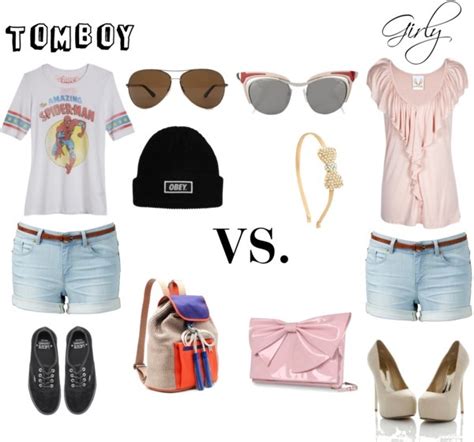 Tomboy Vs Girly By Watersky On Polyvore Swag Pinterest The O