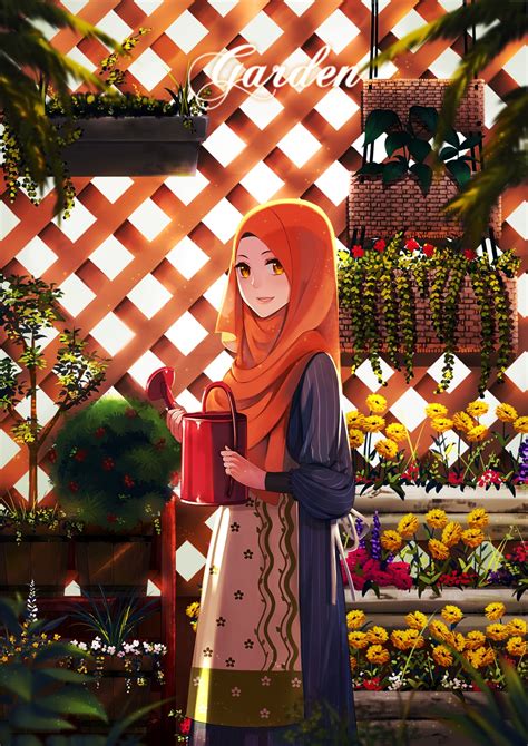 Hijab Anime Wallpapers Wallpaper Cave Gambaran