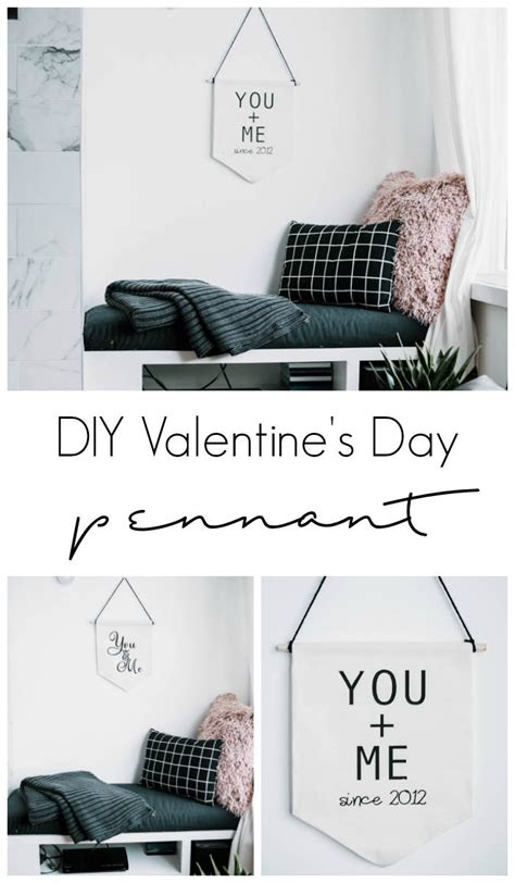 How To Use Cricut Iron On Vinyl And Make A Valentines Day Pennant