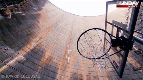 Basketball Trick Shot Gordon Dam Sports Illustrated