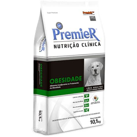 Premier Nutrição Clínica Obesidade Cães Adulto Médio E Grande Porte 10