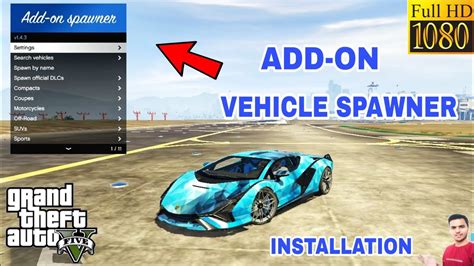 Download How To Install Add On Vehicle Spawner For Gta 5 Gta Gamer