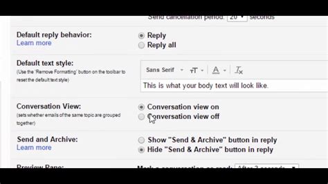 How To Remove Conversation View In Gmail Youtube