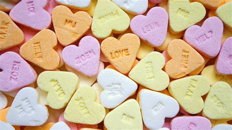 Heart Candies Wallpaper 4k Sweet Candy Confectionery