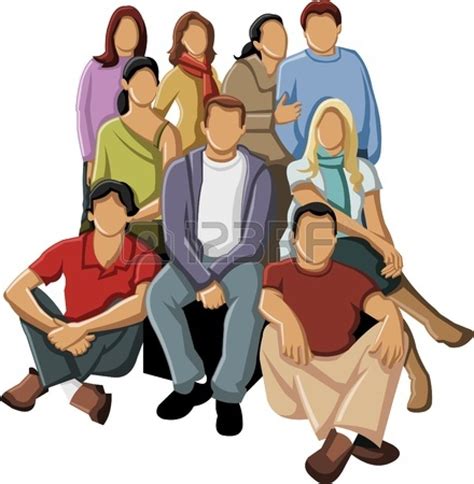 Group Of Real People Clipart Clipground