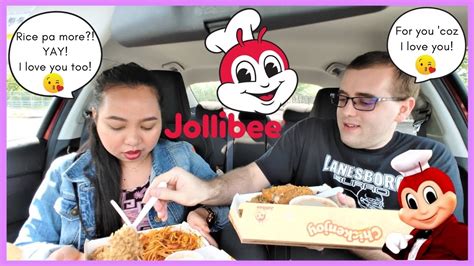 Trying Jollibee In Chicago For The First Time A Jollibee Mukbang