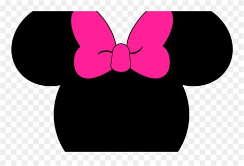 Download Printable Minnie Mouse Head Silhouette Clipart 4145539
