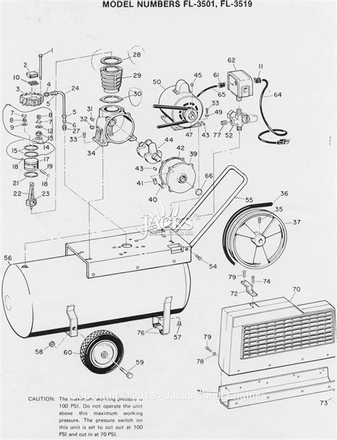 Air Compressor Parts Diagram Visual Diagram