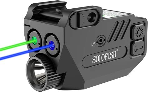 Solofish Pistol Laser Light Combo Green Blue Laser Beams