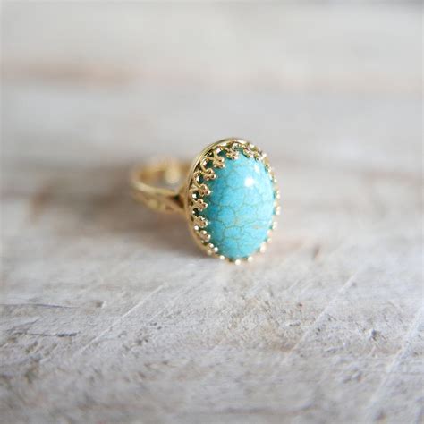 Tiffany Turquoise Sterling Silver Ring Emily Thai Jewelry Online