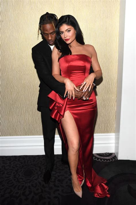 Kylie Jenner Red Dress For Pre Grammys Gala 2019 Popsugar Fashion Photo 3