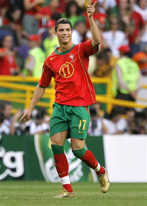 Lisbon Portugal Portuguese Forward Cristiano Ronaldo Celebrates After