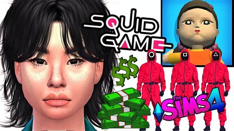 The Sims 4 Squid Game Sae Create A Sim🐙🚦🤑🔫 Youtube