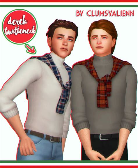 Christmas Pack By Amelylina And Clumsyalienn Sims 4 Men Clothing