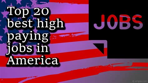 Top 20 Best High Paying Jobs In America For 2017 Youtube