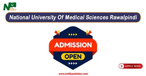 National University Of Medical Sciences Nums Rawalpindi Admissions 2024