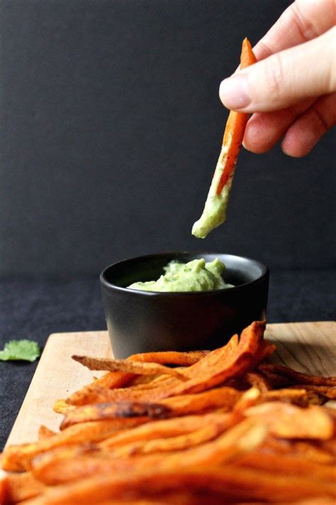 Sweet potato fry dip will last for a week in the fridge. Smoky Sweet Potato Fries & Avocado Coconut Dipping Sauce ...