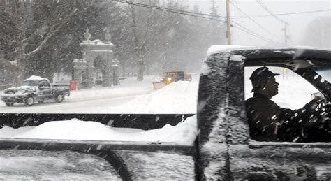 Snowstorm Knocks Out Power To Thousands Of Customers In Massachusetts