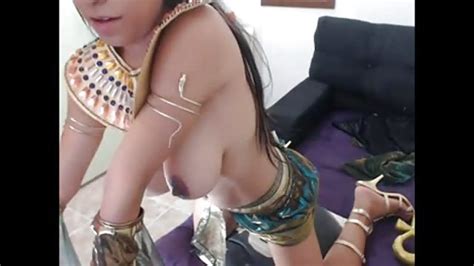 Busty Egyptian Goddess Masturbates