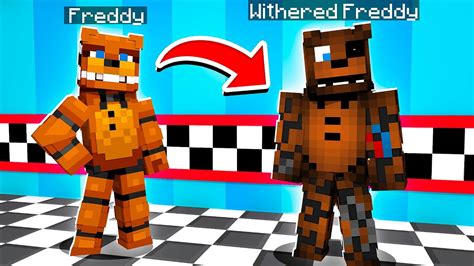 Freddy Becomes Withered Freddy Minecraft Five Nights At Freddys Fnaf