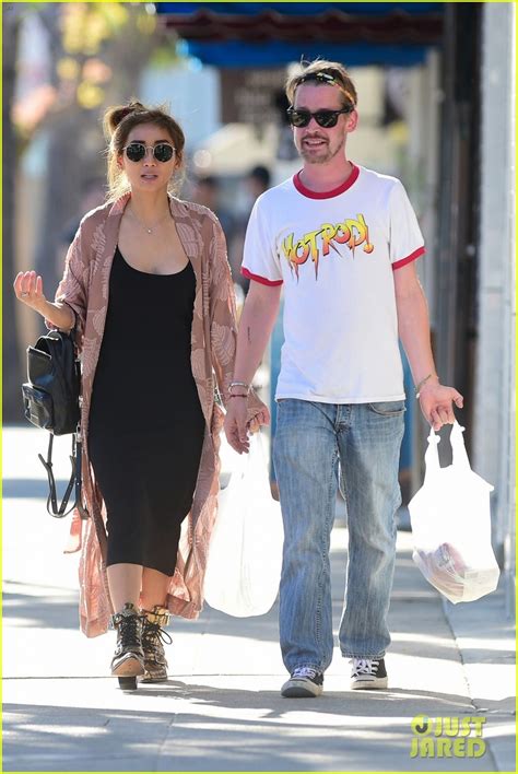 The dollface star, 33, gave birth to their first child, a healthy baby boy named dakota, on monday, april 5. Macaulay Culkin & Brenda Song Step Out to Do Some Shopping ...