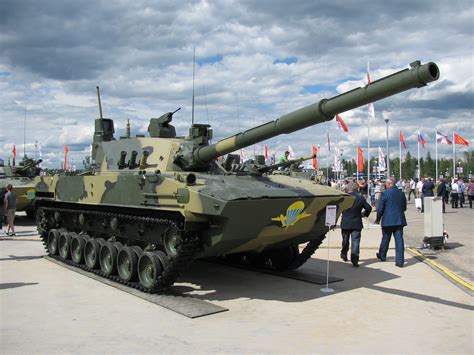 In Russia Unveils In Action A New Sprut Sdm1 Airborne Light Tank