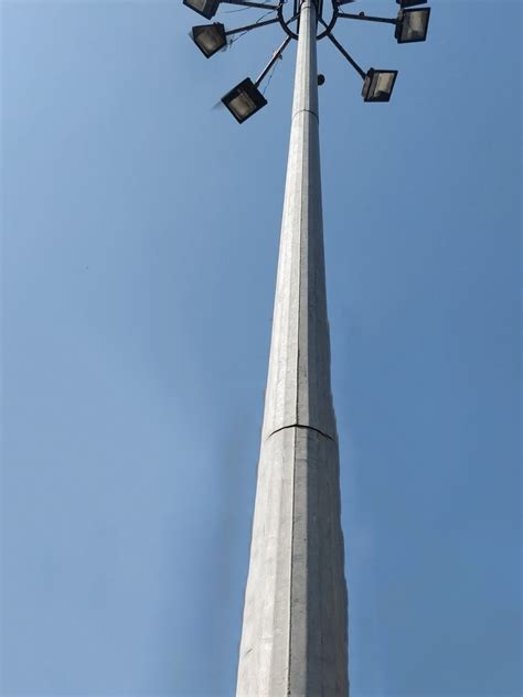 High Mast Lighting Poles Manufacturersupplier From Up