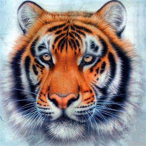 Diamond Painting 5d Full Round Drill Tiger