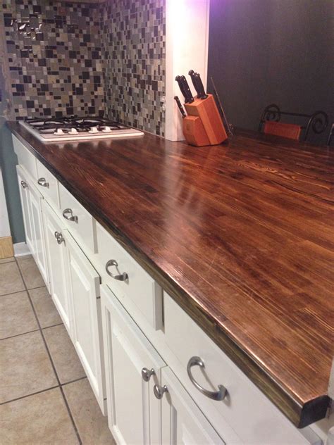 Butcher Block Countertops Created By My Brother For Out Kitchen Mini