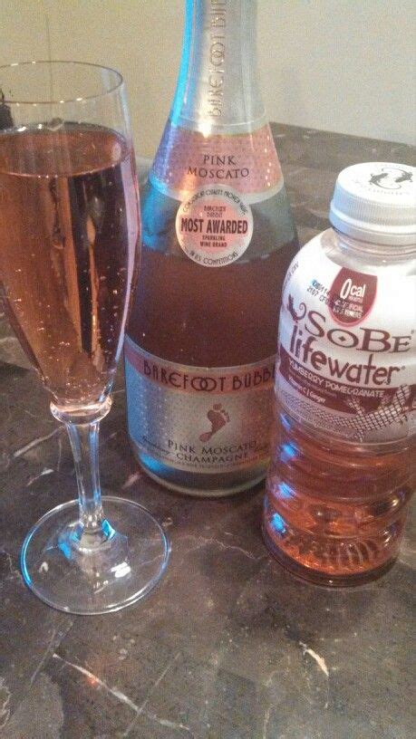 Very Refreshing Pink Moscato Champagne With Yumberry Pomegranate Sobe