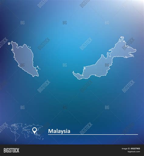 Map Malaysia Vector Vector And Photo Free Trial Bigstock