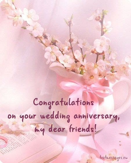 Congratulations On Your Wedding Anniversary To My Dear Friends With