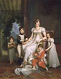 Maria Annunziata Carolina Bonaparte (1782-1839) with her children ...