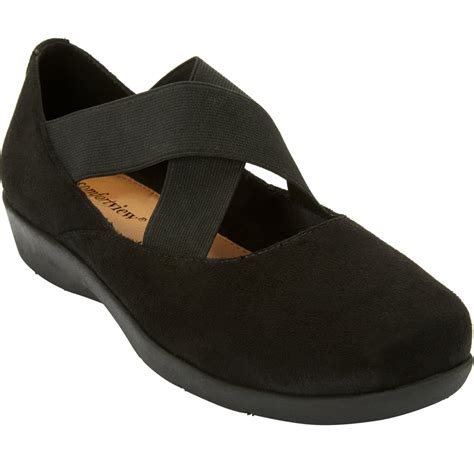Comfortview Comfortview Womens Wide Width The Stacia Mary Jane Flat