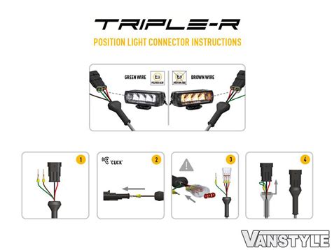 Lazer Triple R 750 Gen 2 Led Spot Light Individual Light Kit Vanstyle