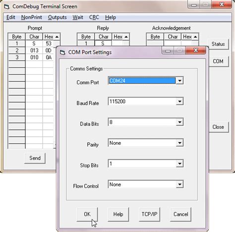 Serial Communication Software For Rs232 Rs485 And Modbus Data Logging Windmill Comdebug