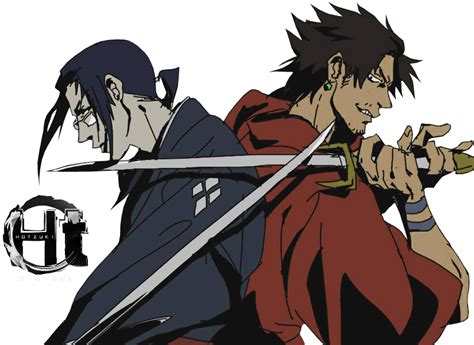 Mugen And Jin Samurai Champloo Render By D4rkawaii On Deviantart