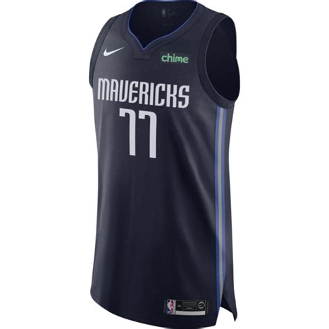 Dallas Mavericks Luka Doncic 77 Nike Navy Authentic Jersey Statement