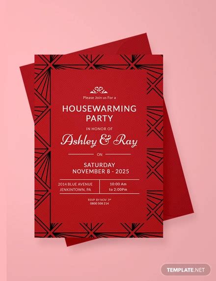 unique housewarming invitation designs  psd vector eps