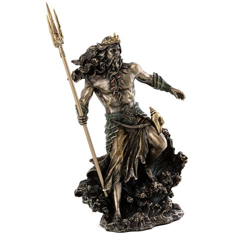 Buy Top Collection Neptune Statue With Trident Olympian God Of The Sea
