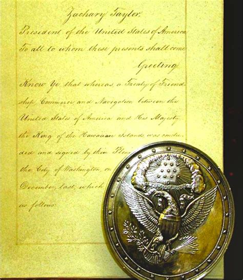 United States Of America—1849 Treaty Of Friendship Commerce And