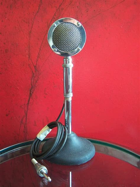 Vintage 1960s Astatic D 104 Crystal Lollipop Microphone Reverb Uk