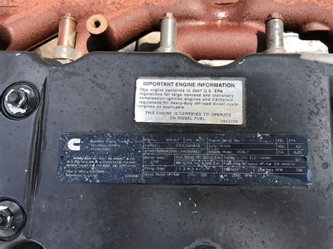 Cummins Engine Serial Number Location Gostsouth