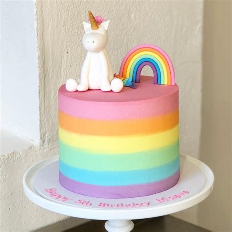 Rainbow Unicorn Cake — Burnt Butter Cakes